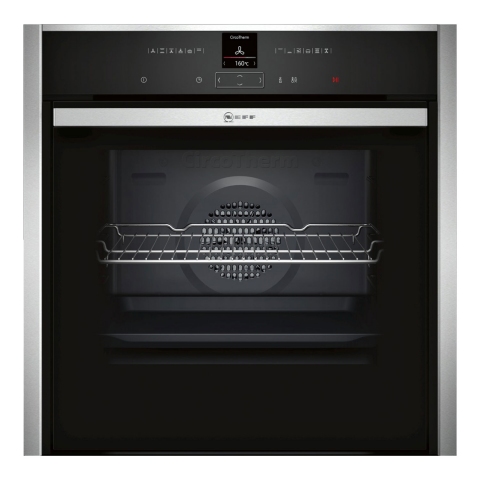 Neff B57CR23N0B 59.6cm Built In Electric Single Oven - Stainless Steel